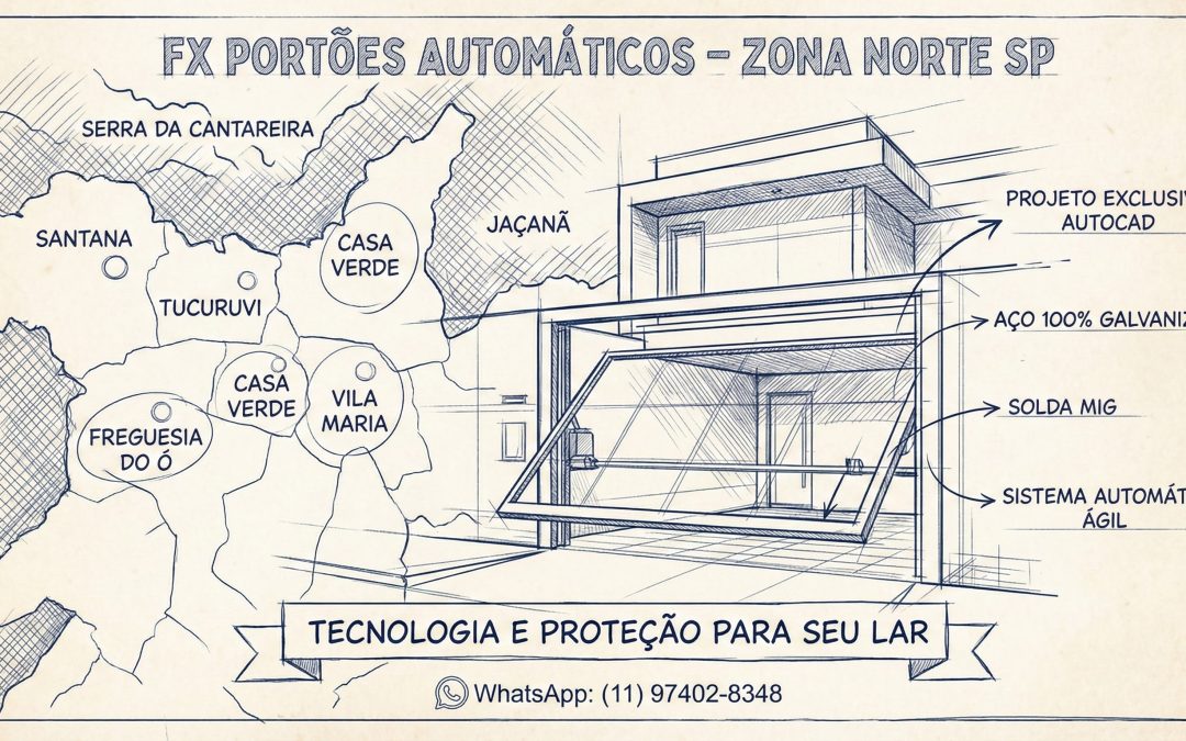 Portões Eletrônicos na Zona Norte de SP: Tecnologia e Proteção para seu Lar