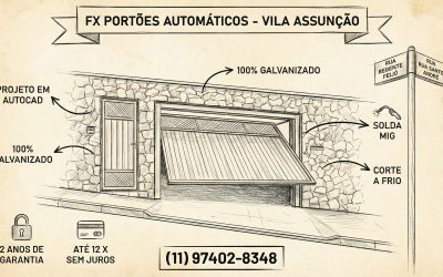 FX Portões na Vila Assunção, Santo André: Tradição e Tecnologia em Portões Automáticos Eletrônicos
